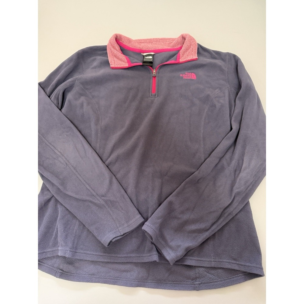 The North Face Women's 1/4 Zip Fleece Pullover - Size Large.‎ H12
